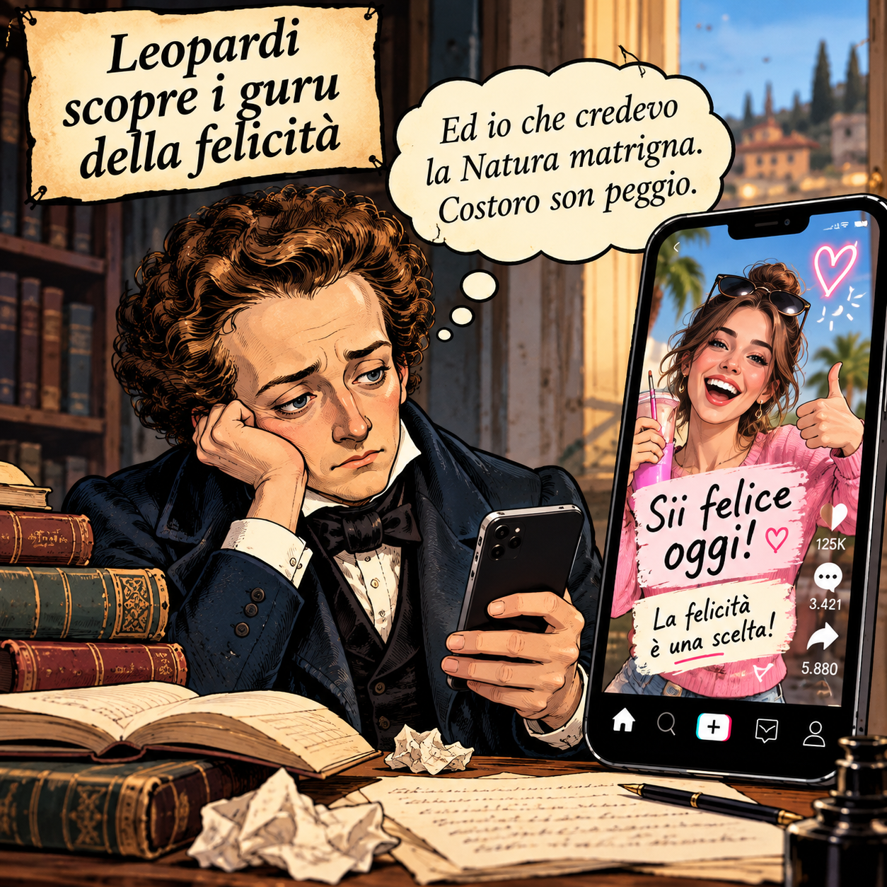 Leopardi scopre i guru della felicità